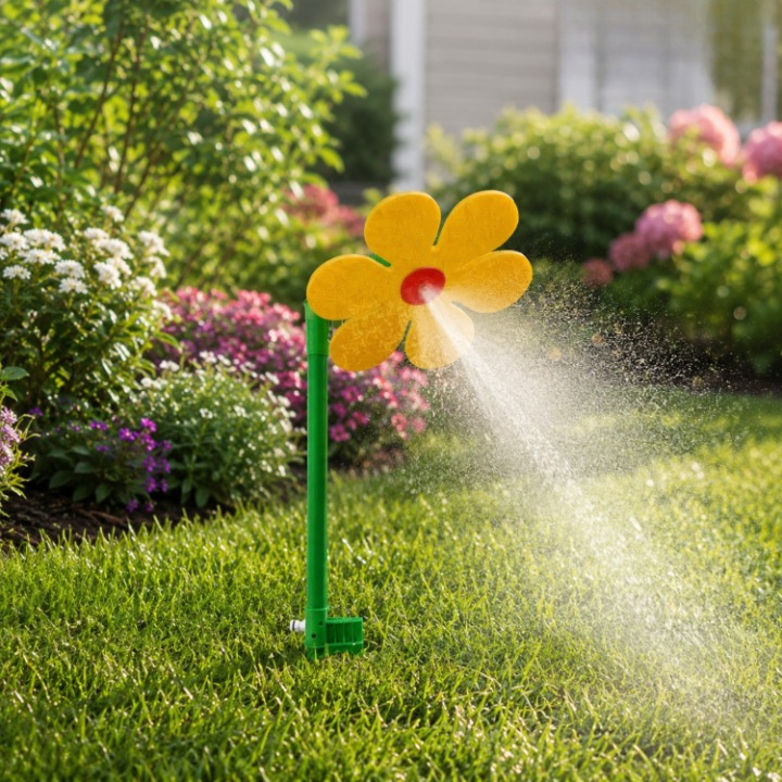 Rasensprenger Blume rotierend für Garten und Abkühlung -    Zorenza