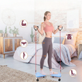Twiststepper mit Widerstandsbändern – Ganzkörper-Training zu Hause Zorenza