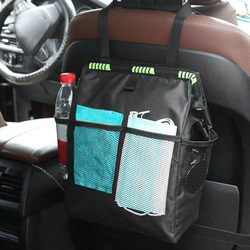 Auto-Organizer mit Netztaschen für Rücksitzlehne -    Zorenza