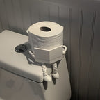 Toilettenpapierhalter mit verstellbarem Arm aus Harz -    Zorenza