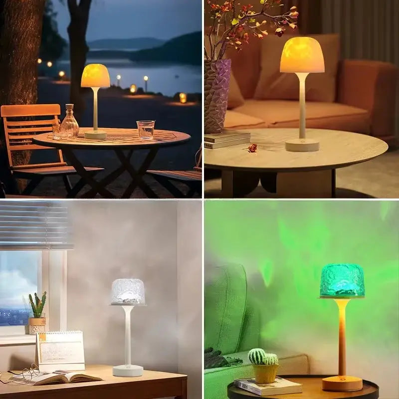 LED Tischleuchte mit RGB Farbwechsel und Touch-Steuerung -    Zorenza