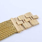 Damenuhr mit Strass-Zifferblatt und Mesh-Armband -    Zorenza