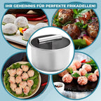 Fleischbällchenformer Edelstahl mit ergonomischem Griff -    Zorenza