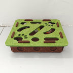 Katzenspielzeug Puzzle-Box mit Filz -    Zorenza