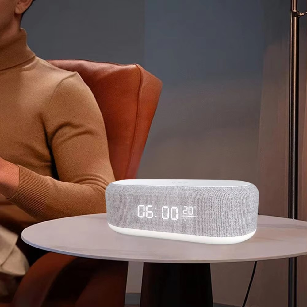 Wecker mit kabellosem Ladegerät und LED-Anzeige -    Zorenza