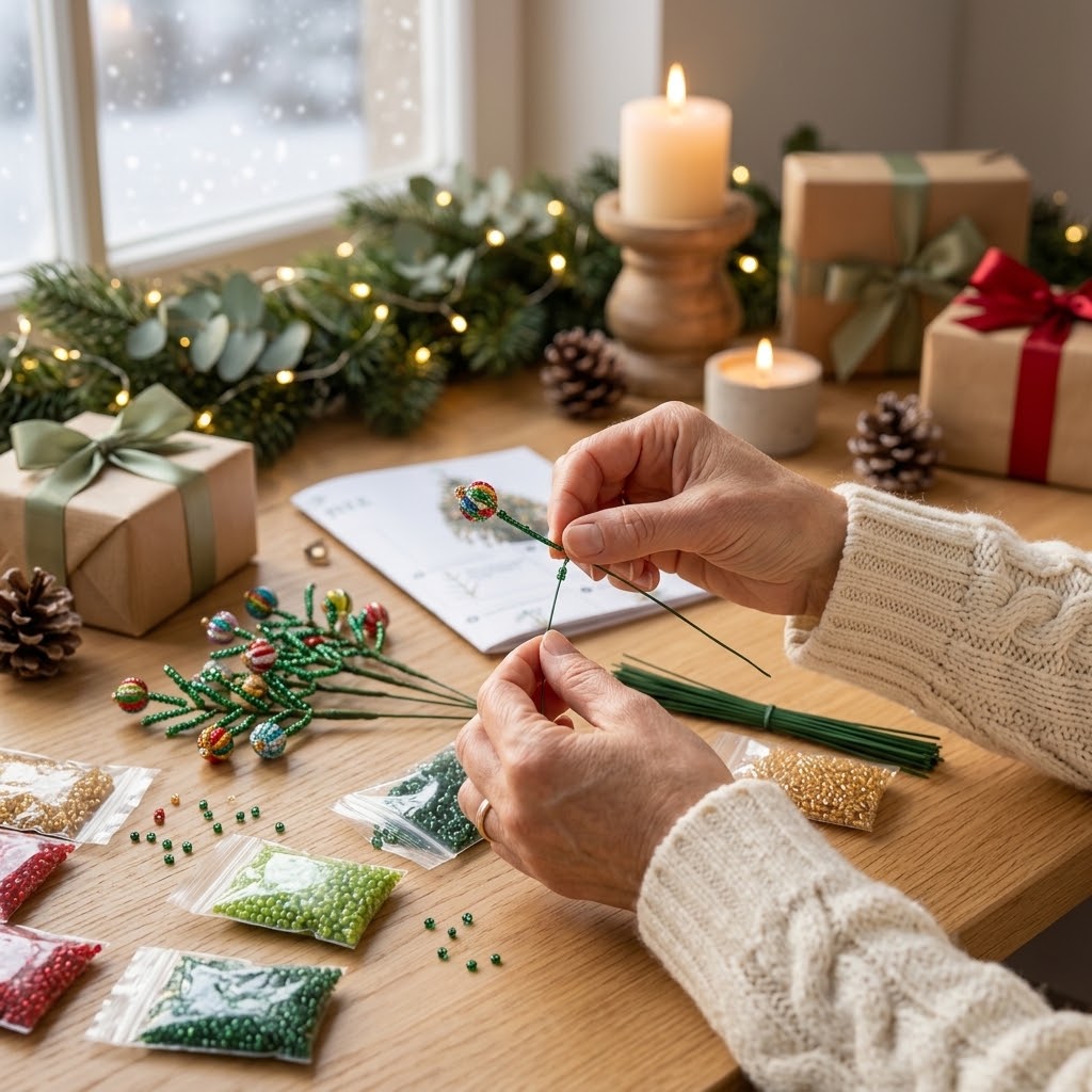 DIY Perlen-Deko-Set für festliche Motive -    Zorenza