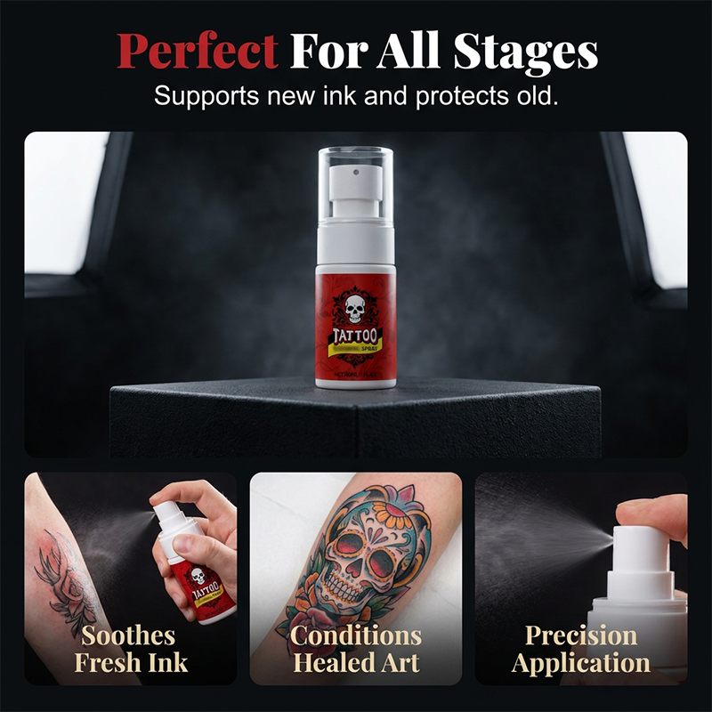 Tattoo-Pflegespray für frische Farben – 30 ml -    Zorenza