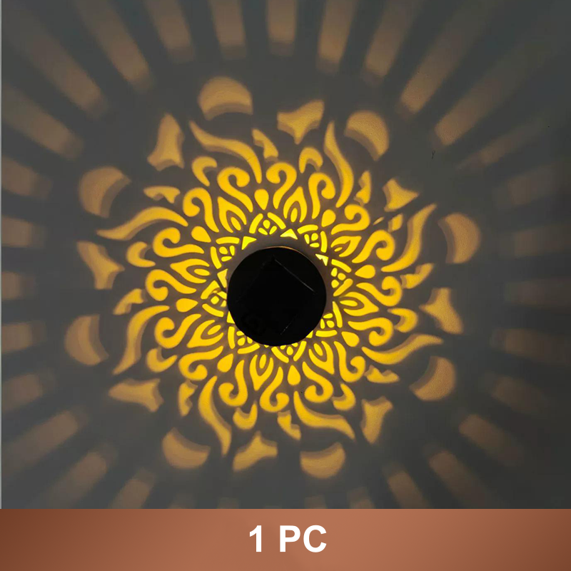 Solar Mandala Projektor mit automatischem Sensor für Garten -    Zorenza