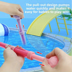 Wasserkanone Kunststoff 44,5 cm – Pumpaktion für Garten und Strand -    Zorenza