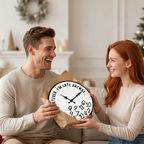 Wanduhr Durcheinandergewürfelte Zahlen – Modernes Design -    Zorenza