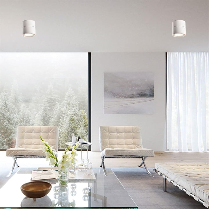 Schwenkbarer LED-Deckenstrahler – 350° Drehbar, Warmweiß -    Zorenza