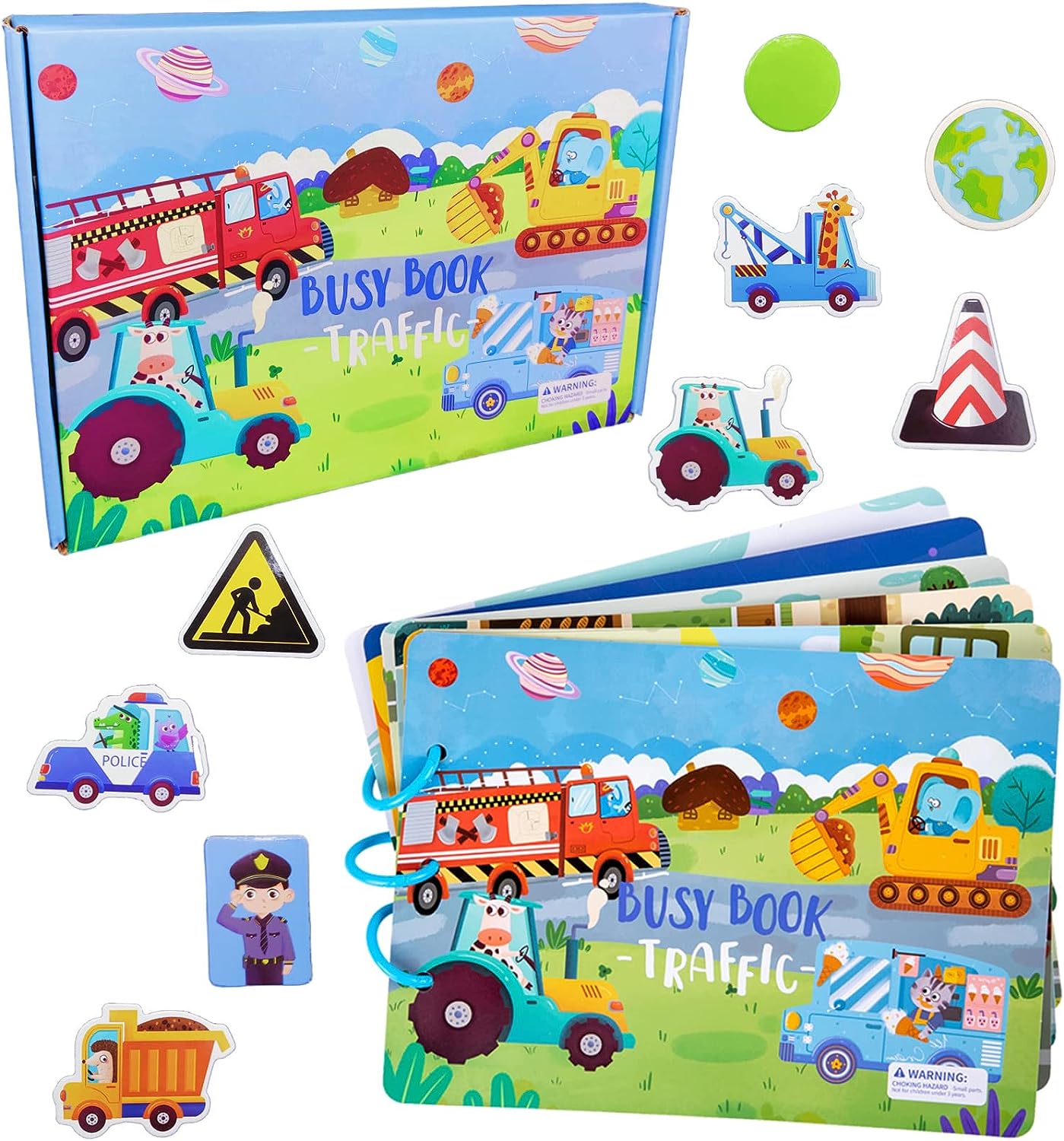 Busy Book Montessori – Interaktives Lernbuch für Kinder -    Zorenza