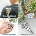 Multifunktionaler Greifhaken aus Edelstahl für Outdoor & Camping Zorenza
