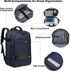 Erweiterbarer Reiserucksack 45-55L mit Laptopfach – Wasserdicht -    Zorenza