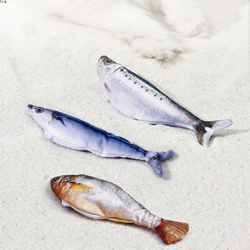 Katzenspielzeug Fisch interaktiv mit Bewegungssensor -    Zorenza