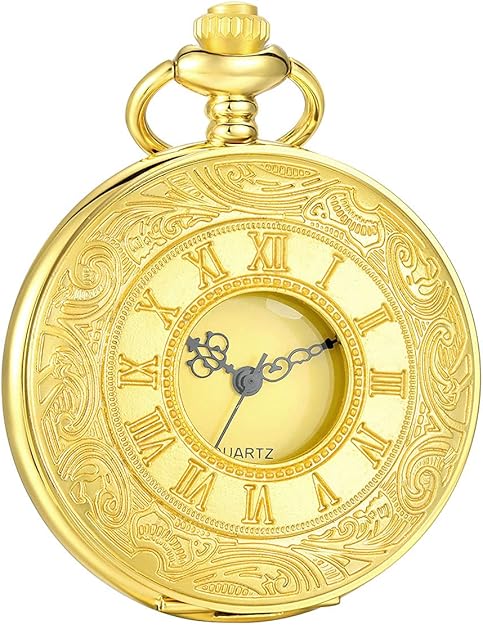 Klassische Herren-Taschenuhr mit römischen Ziffern Zorenza
