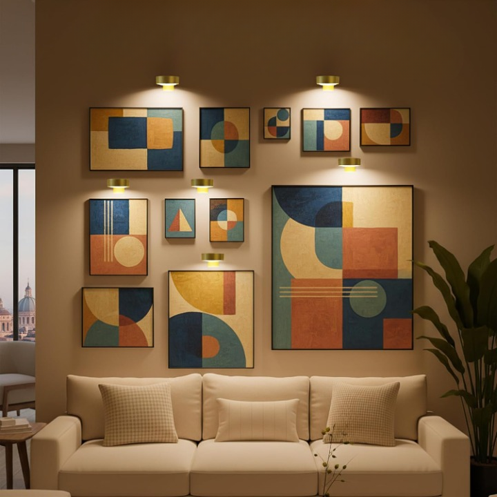 Kabellose LED-Bilderleuchte – Elegantes Licht für Kunst & Dekoration -    Zorenza