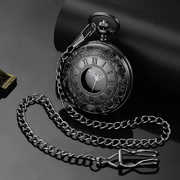 Klassische Herren-Taschenuhr mit römischen Ziffern Zorenza