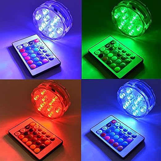 Wasserdichte Pool-Beleuchtung mit Fernbedienung – 13 LEDs -    Zorenza