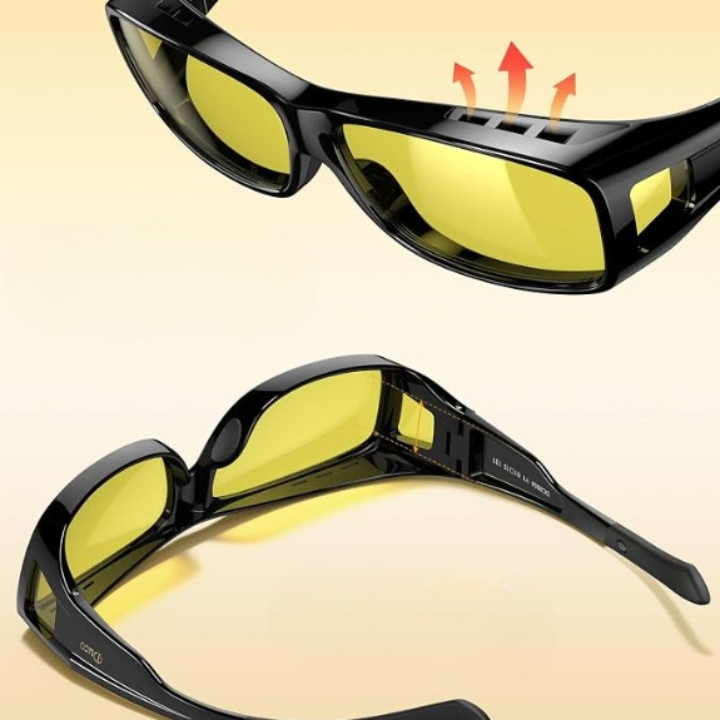 Nachtfahrbrille mit Blendschutz – Polarisierte Gelbgläser -    Zorenza