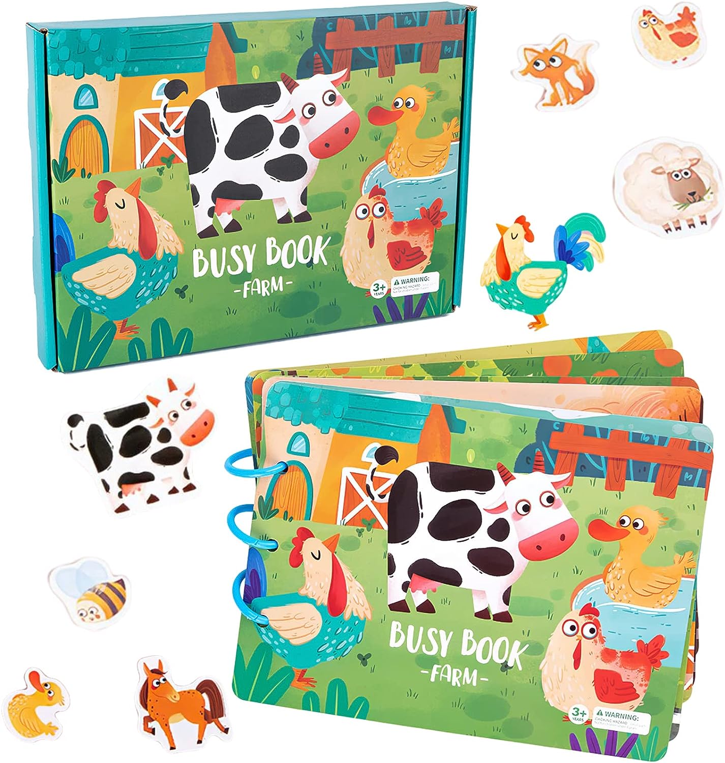 Busy Book Montessori – Interaktives Lernbuch für Kinder -    Zorenza
