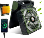 Solar-Ventilator mit LED-Licht und Powerbank -    Zorenza