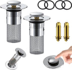 Abflussfilter Edelstahl mit Anti-Verstopfungs-Korb -    Zorenza
