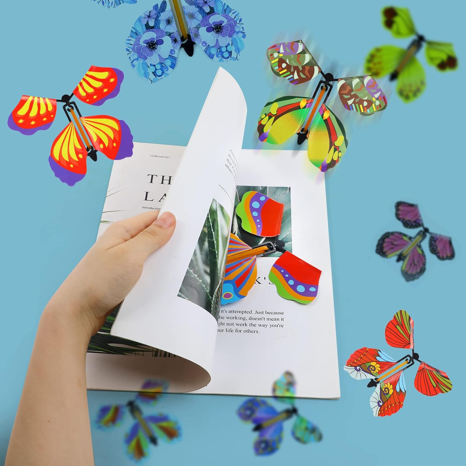 Magische Fliegende Schmetterlinge – Überraschung für Karten & Geschenke | 15 Stück -    Zorenza