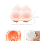 Eiswürfelform Rosen Silikon – 3D Eiswürfel für Cocktails -    Zorenza
