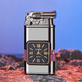 Feuerzeug mit Uhr – Vintage Design und verstellbare Flamme -    Zorenza