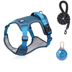 Hundegeschirr mit LED-Halsband – Anti-Zieh Design -    Zorenza