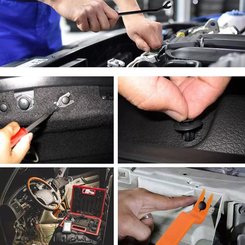 Auto-Befestigungsclips-Set – 680 Teile mit Aufbewahrungsbox Zorenza