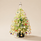 DIY Perlenbaum-Bastelset für festliche Tischdeko, ca. 25 cm -    Zorenza