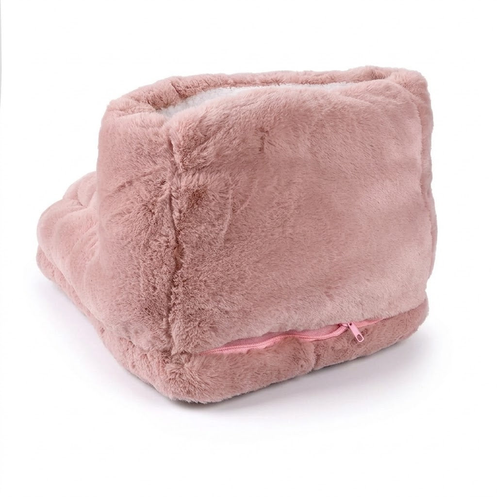 Elektrischer USB-Fußwärmer aus Fleece, 23 x 32 x 22 cm -    Zorenza