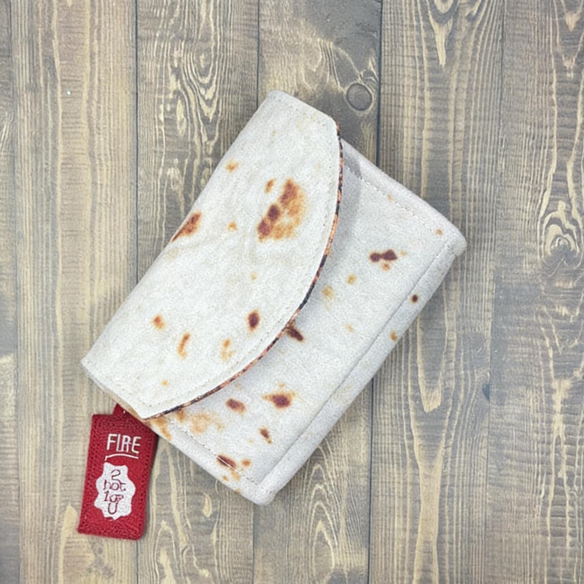 Burrito-Geldbörse mit Magnetverschluss – Neuheiten-Organizer - Zorenza