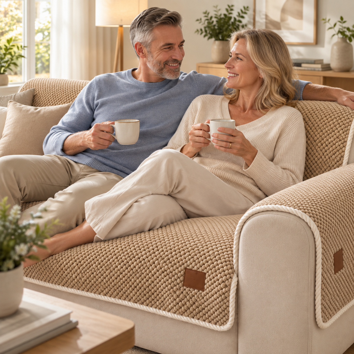 Sofabezug Modular Chenille rutschfest -    Zorenza