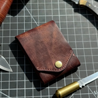 Vintage Leder-Portemonnaie mit Stifthalter – PU-Leder Zorenza