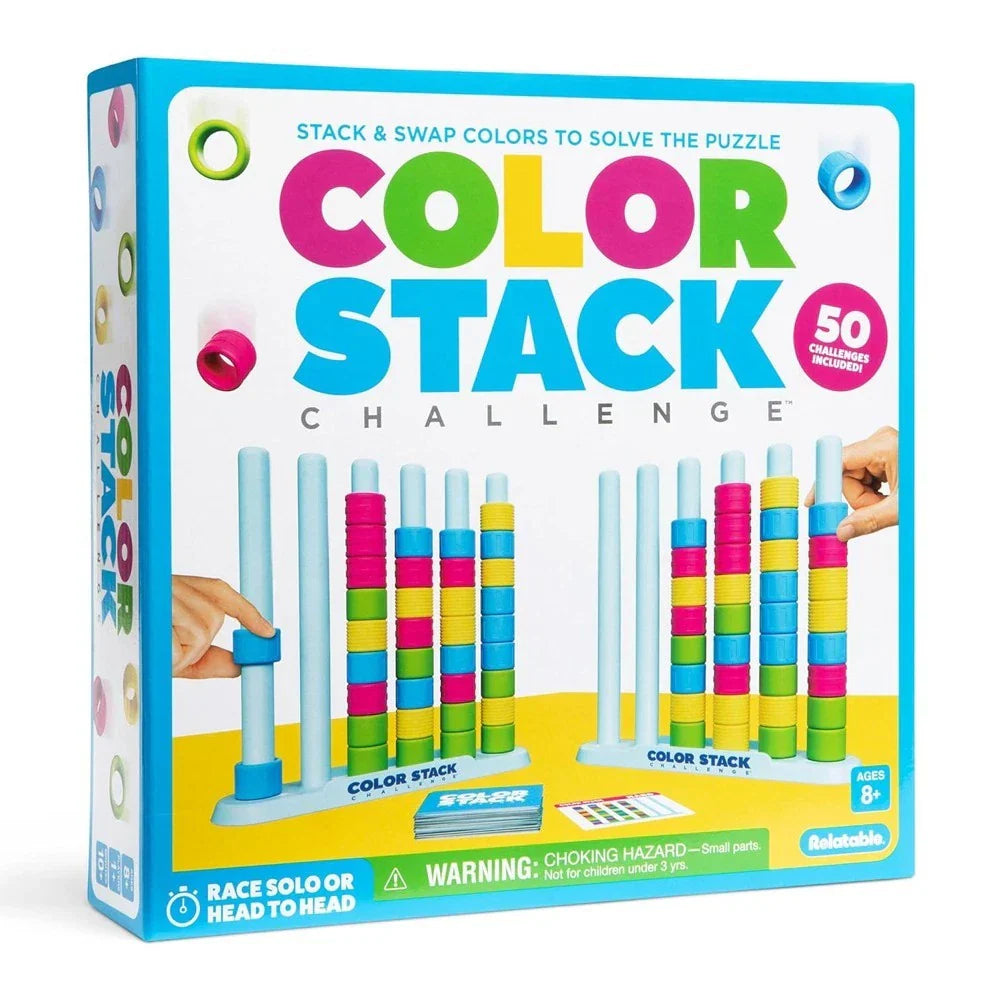Farbstapel-Logikspiel – Schnelles Denkspiel für Familie -    Zorenza