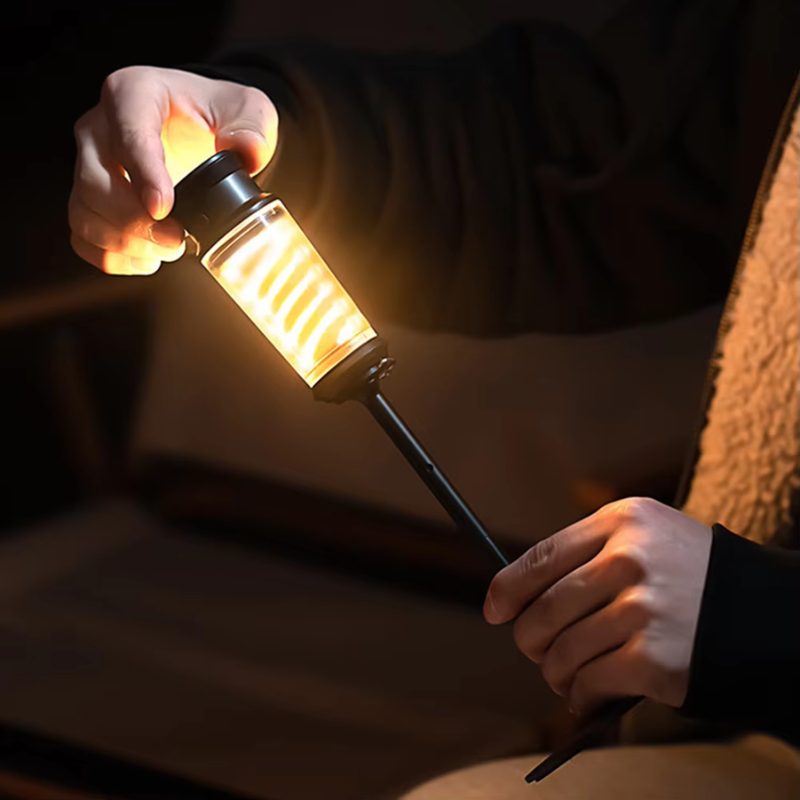 LED-Campinglaterne mit Taschenlampenfunktion – Faltbar -    Zorenza