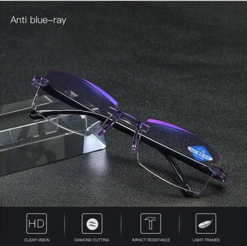 Lesebrille progressiv mit Blaulichtfilter – Multifokale Gleitsichtbrille -    Zorenza