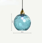 Glas-Pendelleuchte mit Kugel-Design – Moderne Hängeleuchte Zorenza