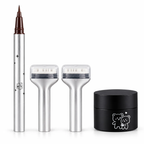 Eyeliner-Stift 2-in-1 mit Wimpernstempel-Set für untere Wimpern -    Zorenza