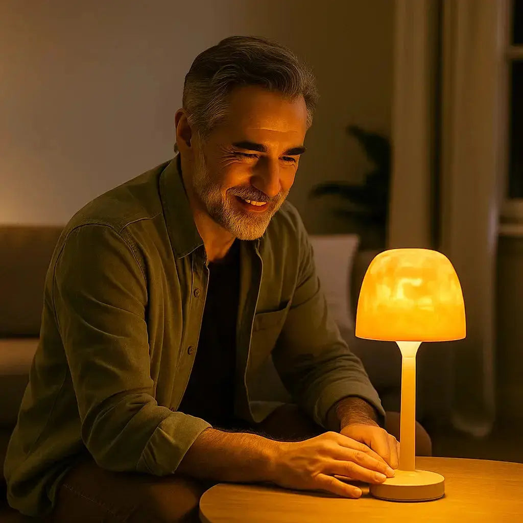 LED Tischleuchte mit RGB Farbwechsel und Touch-Steuerung -    Zorenza