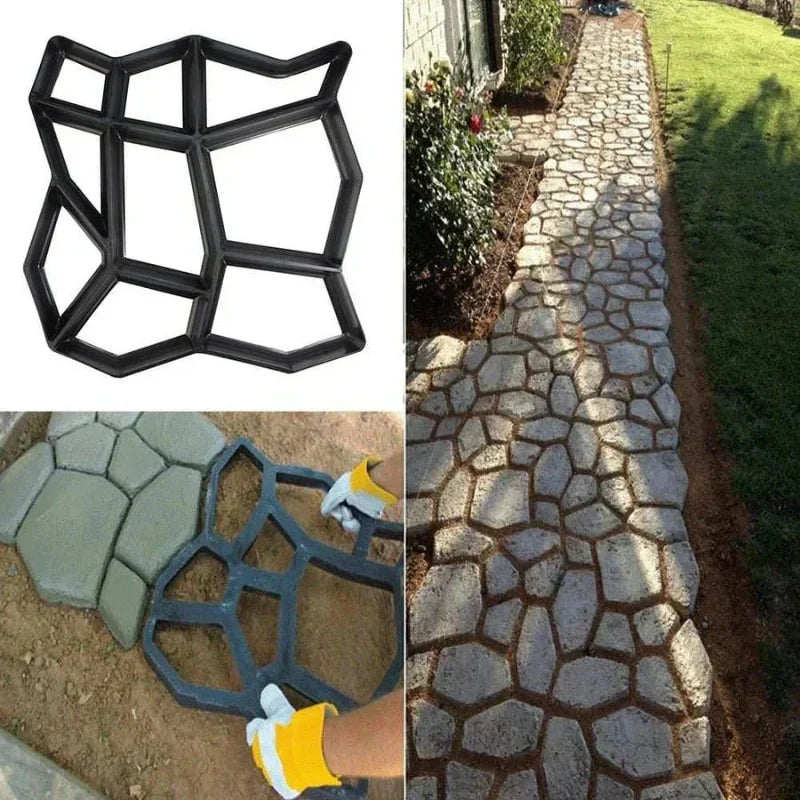 Betonweg-Schablone – Gartenwege einfach selbst gestalten Zorenza