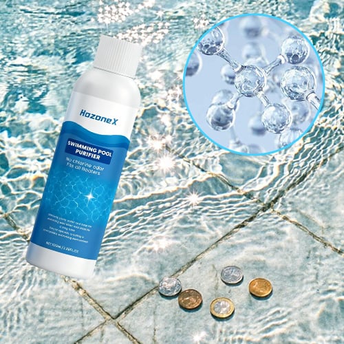 Schwimmbad-Klärmittel für kristallklares Poolwasser -    Zorenza