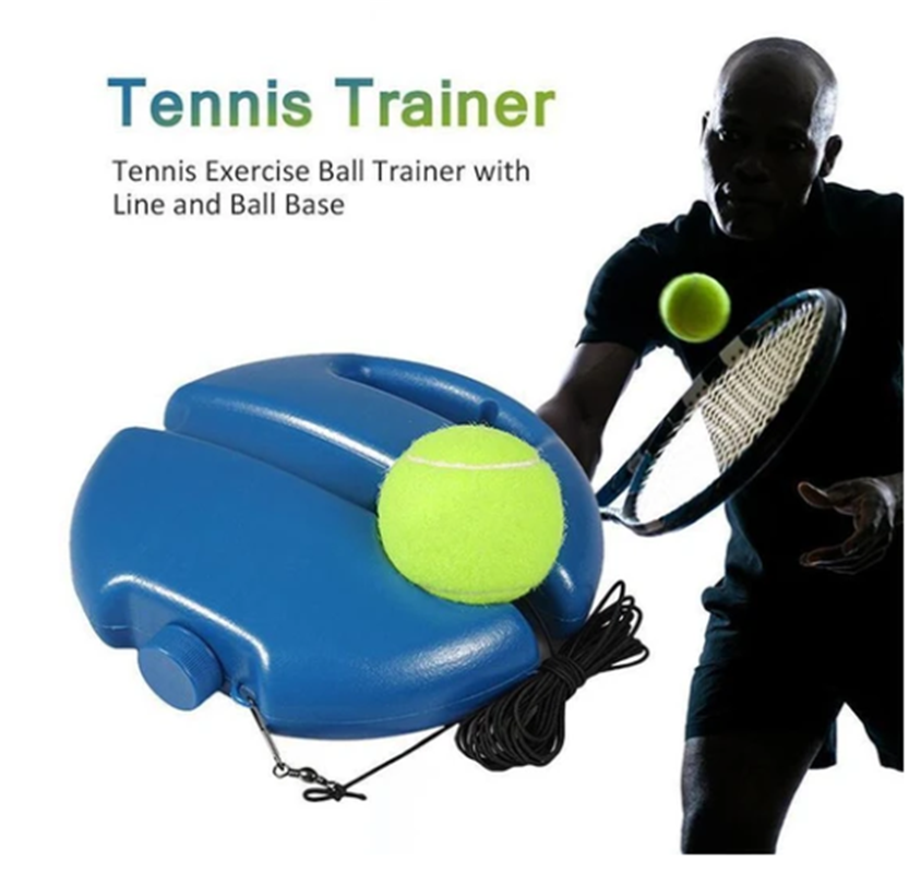 Tennis Trainingsgerät mit elastischem Rückhol-System -    Zorenza