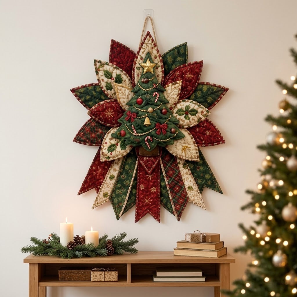 Nähset Weihnachtsfigur zum Selbernähen – Stoff-Ornament für die Tür -    Zorenza