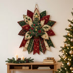 Nähset Weihnachtsfigur zum Selbernähen – Stoff-Ornament für die Tür -    Zorenza