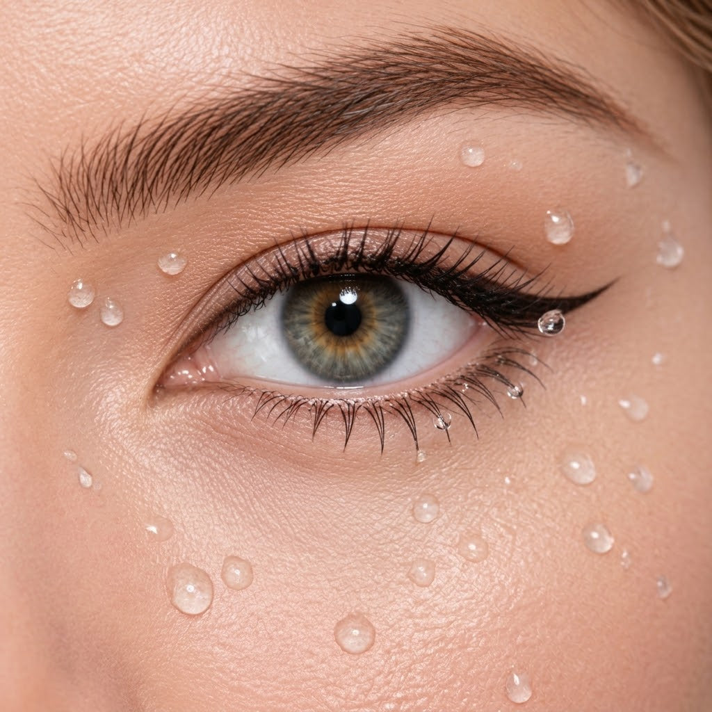 3-in-1 Augen-Make-up-Set mit Wimpernstempel für untere Wimpern, Eyeliner & Augenbrauenstift -    Zorenza