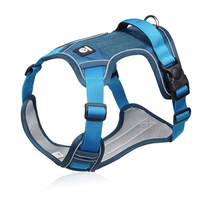 Hundegeschirr mit LED-Halsband – Anti-Zieh Design -    Zorenza